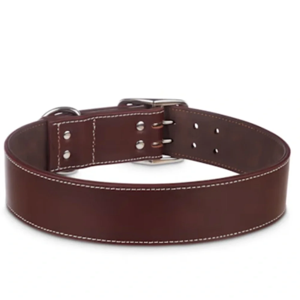 NWT YOULY Leather X Large dog collar XXL/XXXL